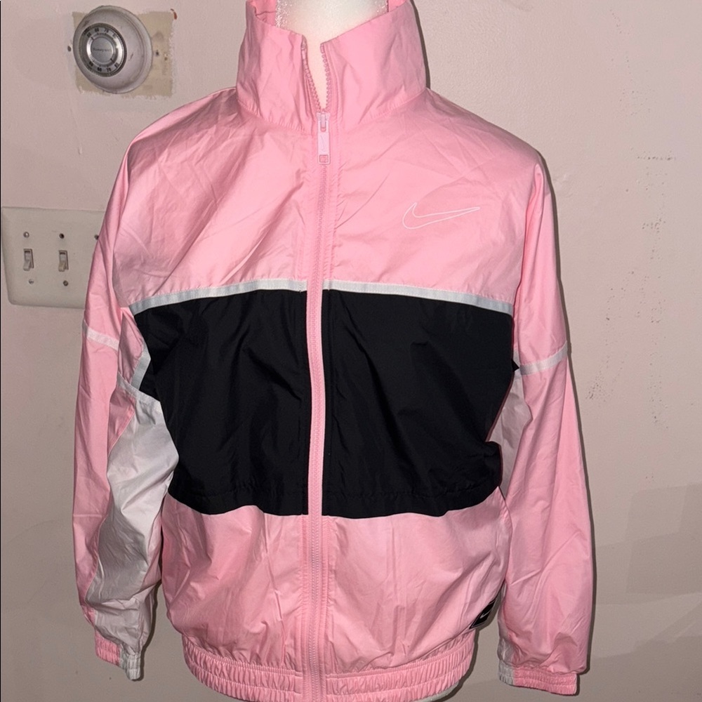 Nike womens Pink and Black Jacket